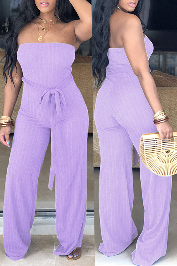 Lovely Simple Style Striped Lace-up Purple One-piece Jumpsuit(With Elastic)
Lovely Simple Style Striped Lace-up Purple One-piece Jumpsuit(With Elastic)