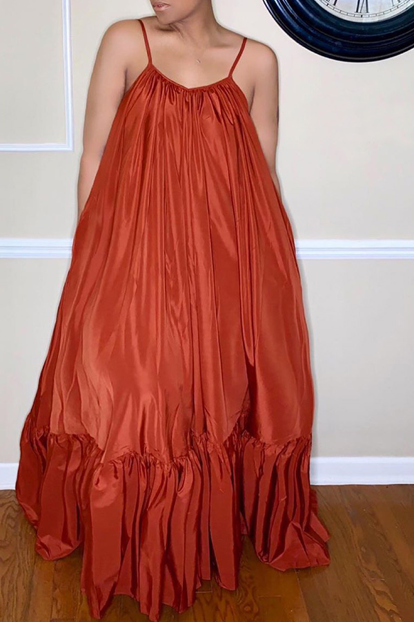 Lovely Bohemia Spaghetti Strap V Neck Wine Red Ankle Length A Line Dress
Lovely Bohemia Spaghetti Strap V Neck Wine Red Ankle Length A Line Dress
