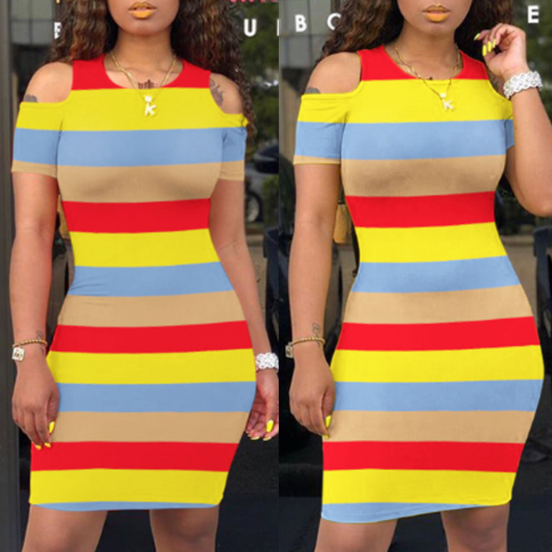 Lovely Trendy Striped Red Knee Length Dress, Red stripe
Lovely Trendy Striped Red Knee Length Dress, Red stripe