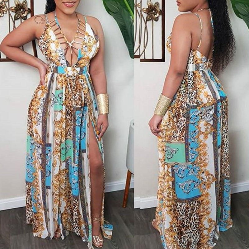 lovely Sexy Spaghetti Strap Print Backless Babyblue Maxi Dress, Baby blue
lovely Sexy Spaghetti Strap Print Backless Babyblue Maxi Dress, Baby blue