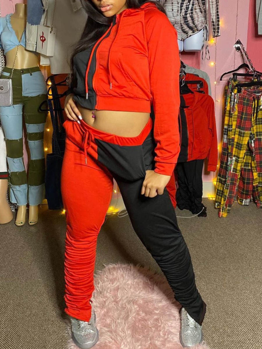 Lovely Casual Hooded Collar Patchwork Fold Design Black Two Piece Pants Set
Lovely Casual Hooded Collar Patchwork Fold Design Black Two Piece Pants Set