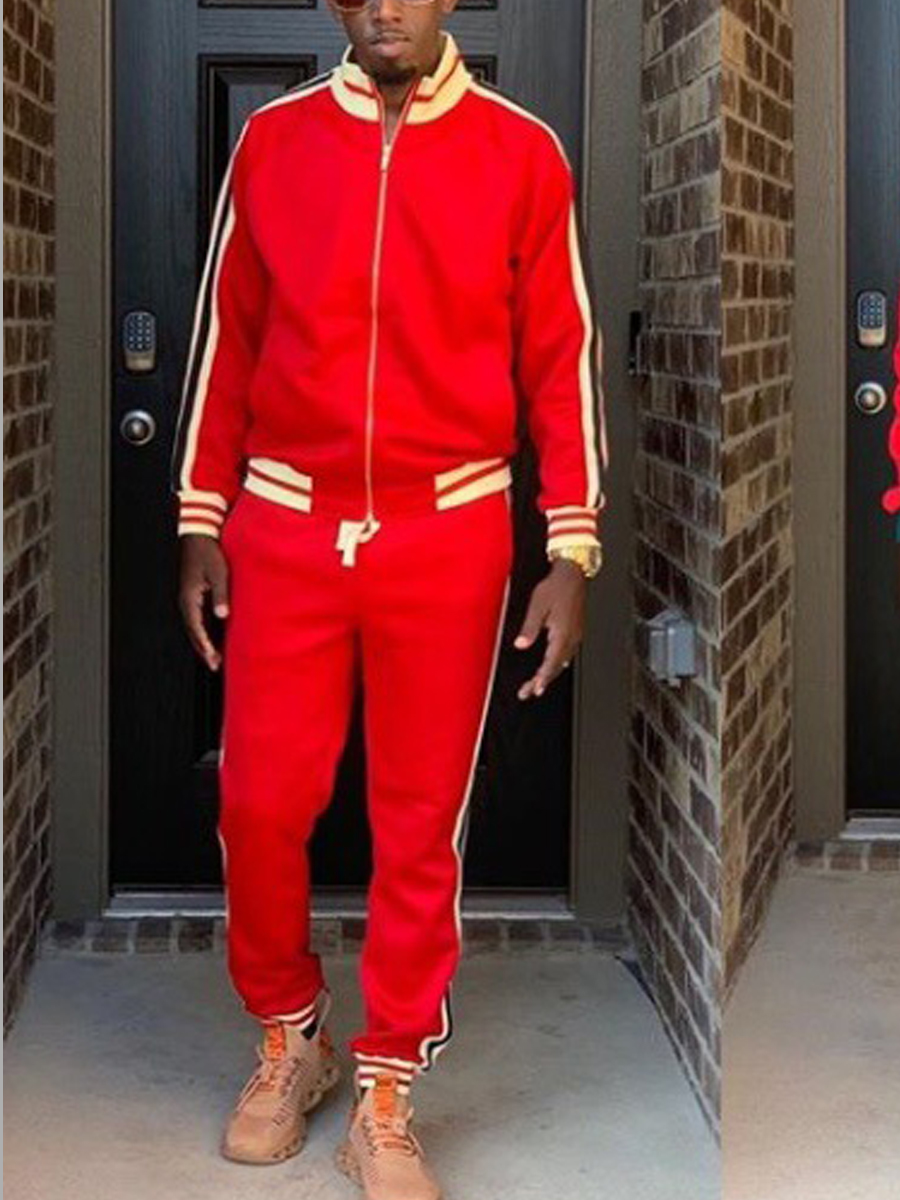 lovely Sportswear Mandarin Collar Zipper Design Red Men Two-piece Pants Set
lovely Sportswear Mandarin Collar Zipper Design Red Men Two-piece Pants Set