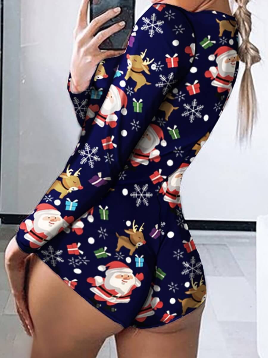 Lovely Trendy Christmas Day Cartoon Print Multicolor One-piece Romper, Multi
Lovely Trendy Christmas Day Cartoon Print Multicolor One-piece Romper, Multi