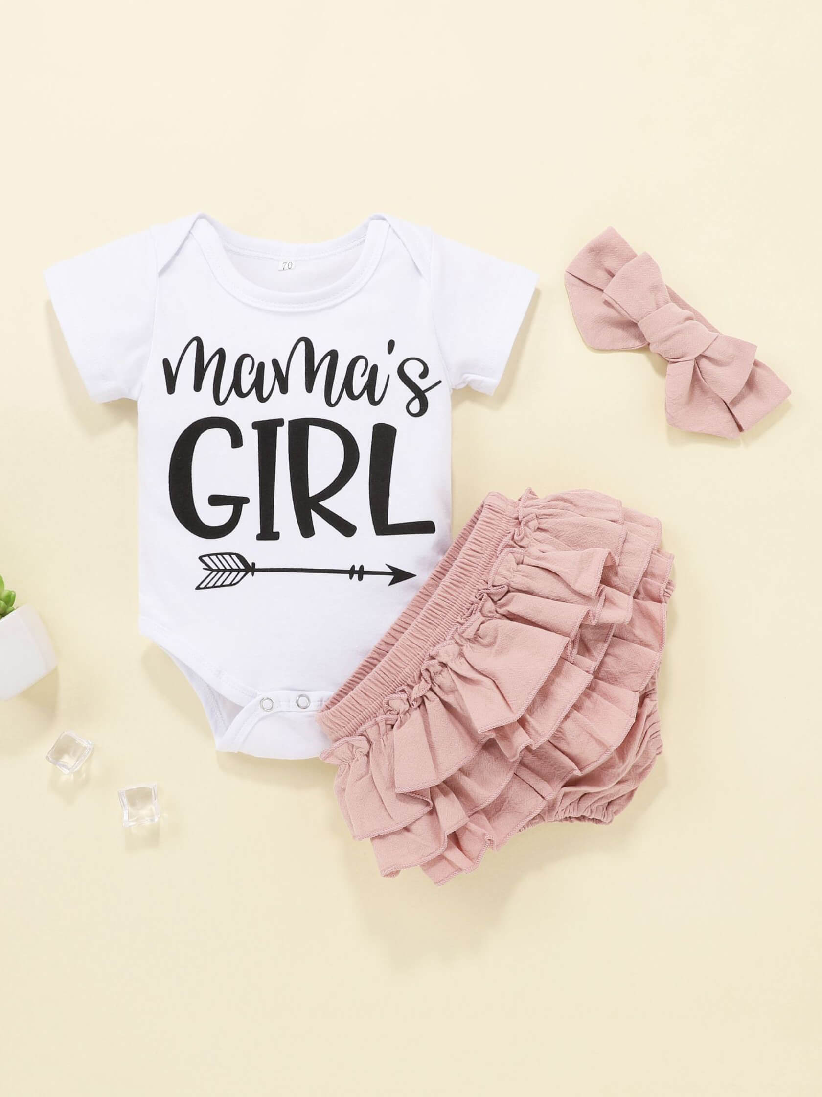 Lovely Casual Letter Print Flounce Design White Girl Two Piece Shorts Set (With Headband
Lovely Casual Letter Print Flounce Design White Girl Two Piece Shorts Set (With Headband