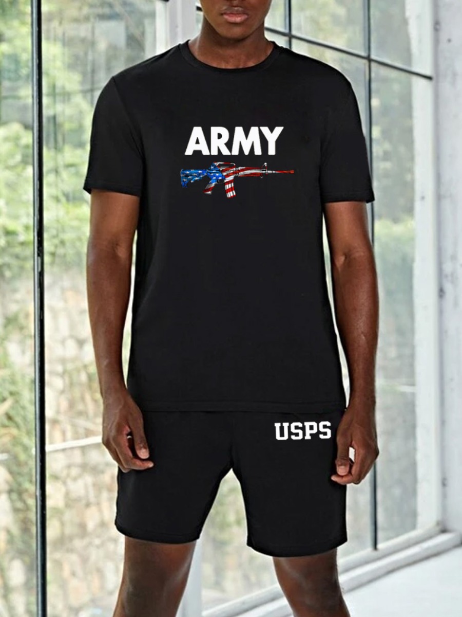 Lovely Polyester Casual Mixed printing Regular sleeve Letter Regular Short Sleeve Round Neck Yes(Elastic) Independence Day Positioning Print, Black
Lovely Polyester Casual Mixed printing Regular sleeve Letter Regular Short Sleeve Round Neck Yes(Elastic) Independence Day Positioning Print, Black