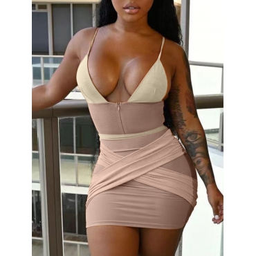 LW SXY Cross-over Zipper Design Apricot Two Piece Skirt Set (Bodysuit And Skirt)
LW SXY Cross-over Zipper Design Apricot Two Piece Skirt Set (Bodysuit And Skirt)