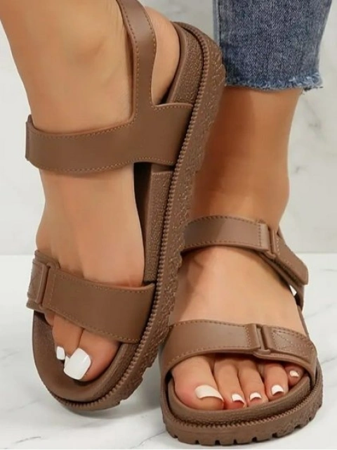 LW Round Toe Velcro Sandals Sale LovelyWholesale