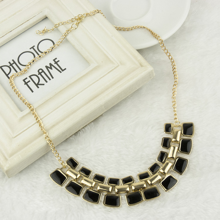 Fashion Korean Black Metal Necklace_Necklace_Jewellery_Accessories