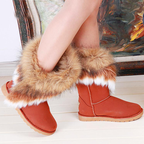 chestnut snow boots
