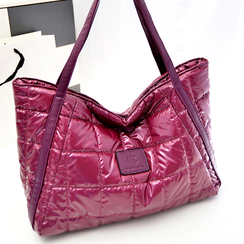 Fashion New Style Zipper Rose Red Shoulder Bag_Shoulder Bags_Bags ...