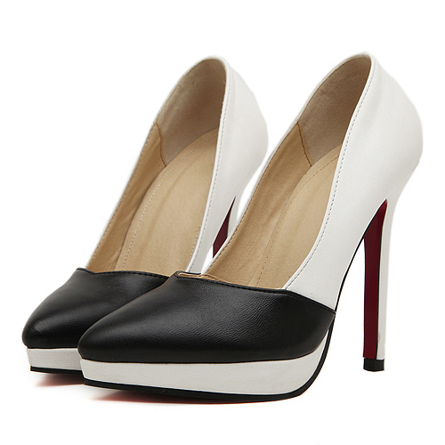closed high heel shoes