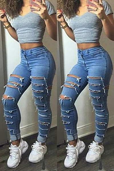 pants with holes in front and back