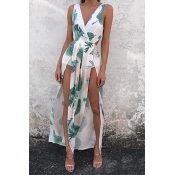 Milk Fiber Bohemian V Neck Tank Sleeveless A Line 