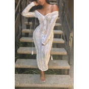 Sexyy See-through Long Sleeve Dress