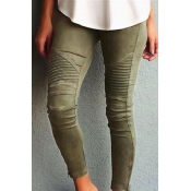Cotton Solid High Leggings