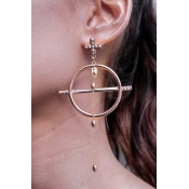 Vintage Hollow-out Gold Metal Earring