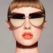 Euramerican Tawny Plastic Sunglasses