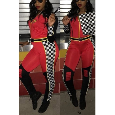 Lovely Polyester Print Regular Jumpsuits