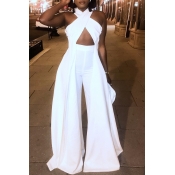 Lovely Fashion Hollowed-out Loose White Twilled Sa