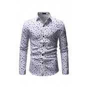 Lovely Casual Printed White Cotton Shirts