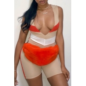 Lovely Trendy Hooded Collar Khaki One-piece Romper