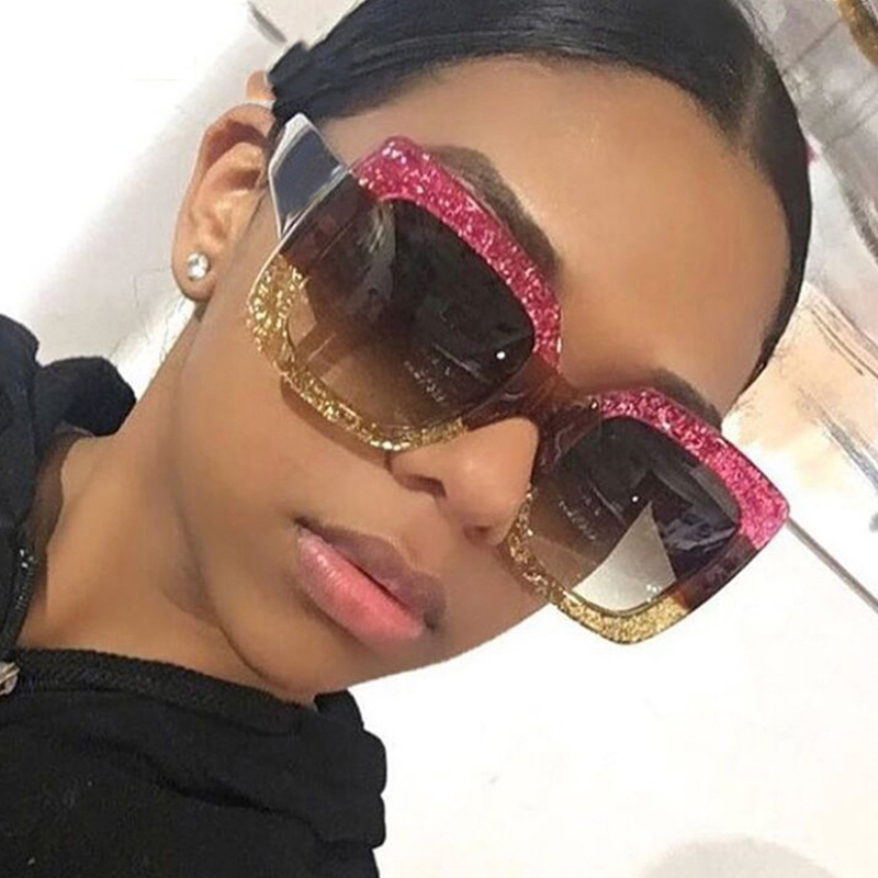 

Lovely Fashion Patchwork Light Pink PC Sunglasses
