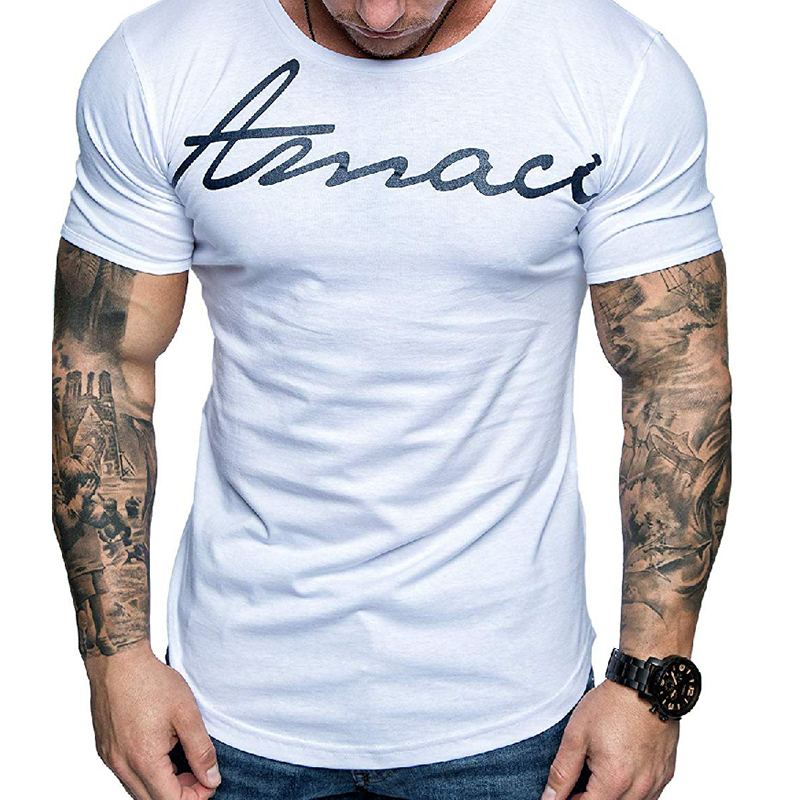 

Lovely Casual Letter Printed White Cotton T-shirt