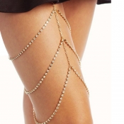 Lovely Fashion Hollow-out Gold Body Chain