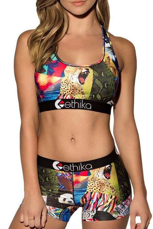 

Lovely Casual U Neck Letter Printed Green Two-piece Shorts Set