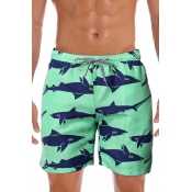 Lovely Bohemian Printed Green Shorts