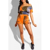 Lovely Chic Flounce Design Croci One-piece Romper