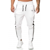 Lovely Sportswear Patchwork White Pants