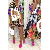 Lovely Casual Printed Multicolor Blouse