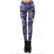 Lovely All Saints Day Printed Purple Pants