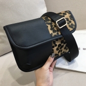 Lovely Fashion Patchwork Leopard Printed Crossbody