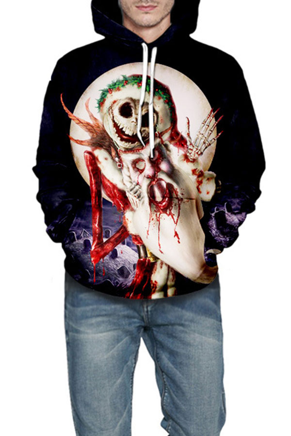 

Lovely Casual Hooded Collar Multicolor Hoodie, Multi