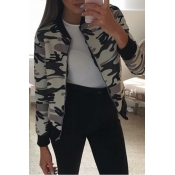 Lovely Casual Printed White Jacket