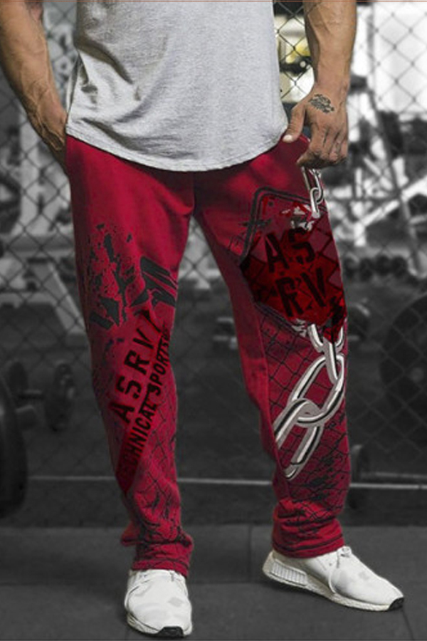 Lovely Street Printed Red Shorts