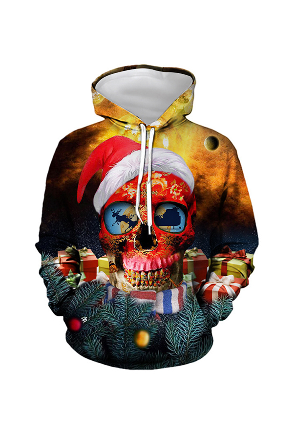 

Lovely Halloween Printed Multicolor Hoodie, Multi