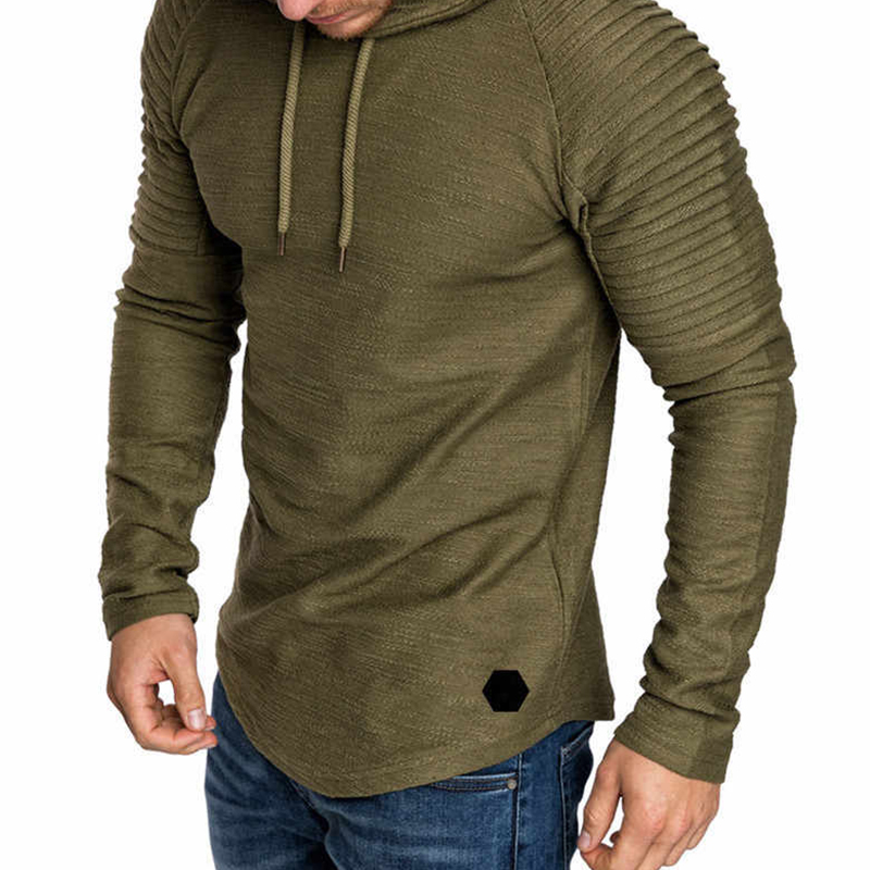 Cheap Hoodies Lovely Casual Hooded Collar Ruffle Army Green Hoodie