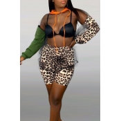 Lovely Sexy See-through Patchwork Two-piece Shorts