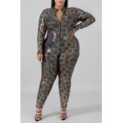 Lovely Casual Half A Turtleneck Multicolor Plus Si