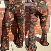Lovely Trendy Camouflage Printed Pants