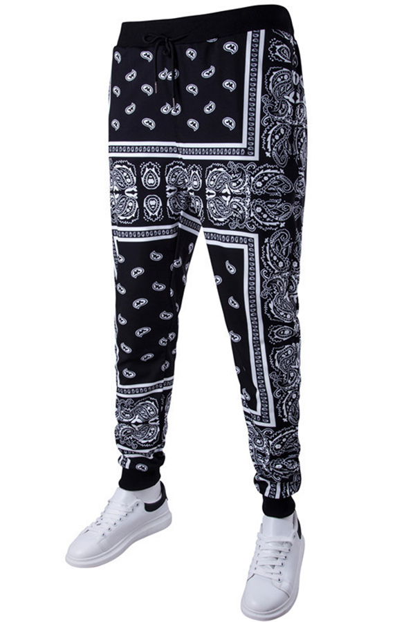 Lovely Casual Printed Black Pants
