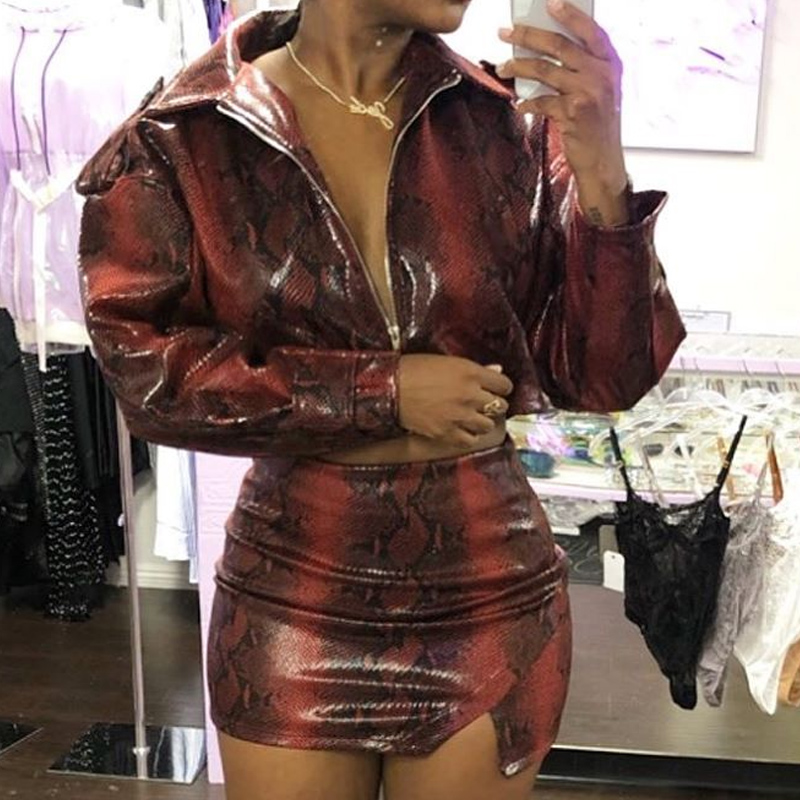 

Lovely Casual Printed Wine Red Coat