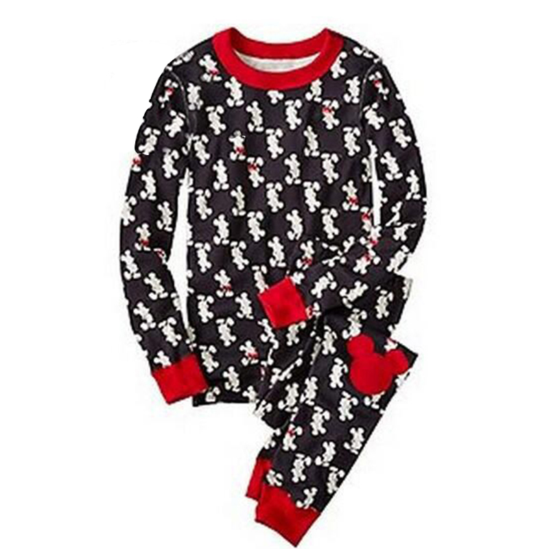 

Lovely Family Printed Black Kids Two-piece Pants Set