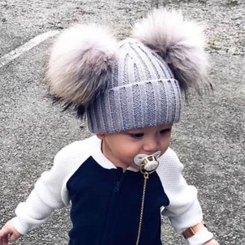 Lovely Cute Grey Baby Beanie