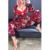 Lovely Christmas Day Plaid Printed Black And Red O