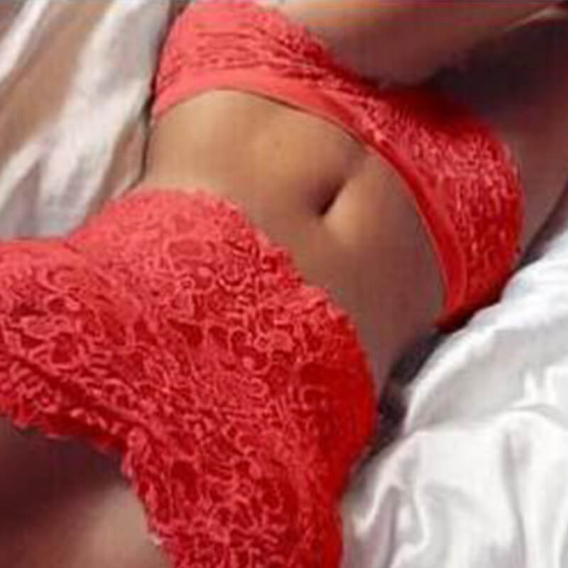 Lovely Sexy Lace Red Bra Sets