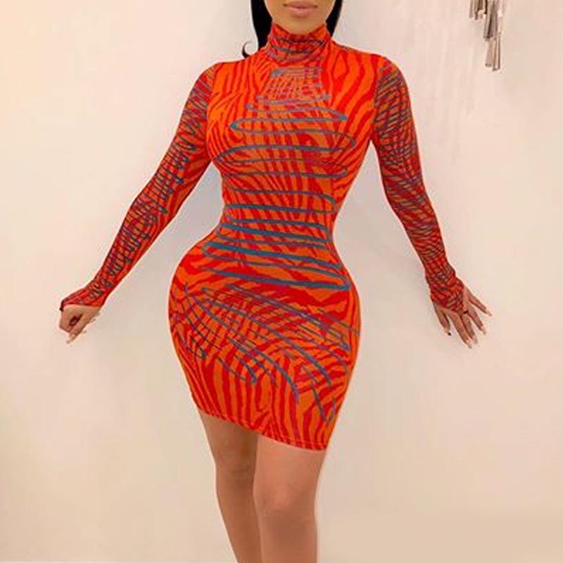 

Lovely Chic See-through Red Mini Dress